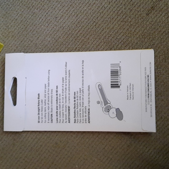 Omnigrid 60mm straight rotary blade - Picture 2 of 2